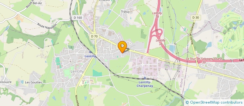 localisation de l'entreprise SCI DU 65 67 GRANDE RUE  LENTILLY