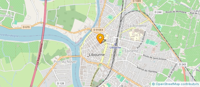 localisation de l'entreprise SCI DU 65-67 RUE GAMBETTA  LIBOURNE