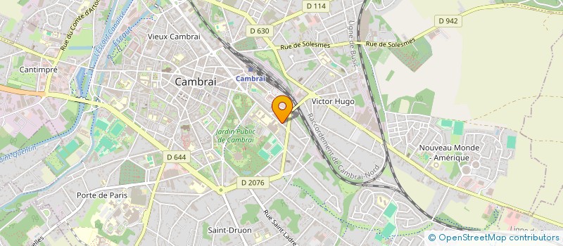 localisation de l'entreprise SCI DU 65 BIS BOULEVARD VAUBAN à CAMBRAI