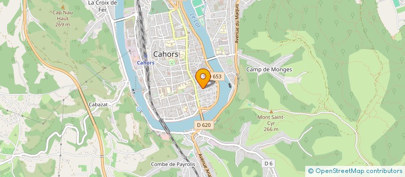 localisation de l'entreprise SCI DU 65 RUE DU DOCTEUR BOUSCARRAT  CAHORS