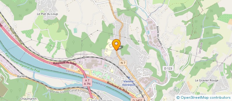 localisation de l'entreprise SCI DU 65 RUE VICTOR HUGO  SEYSSUEL