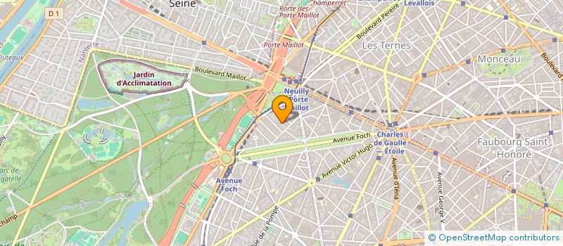 localisation de l'entreprise SCI DU 66 AVENUE VICTOR HUGO  PARIS