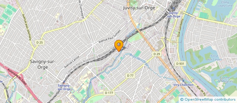 localisation de l'entreprise SCI DU 66 BIS RUE DES PRES ST MARTIN à SAVIGNY-SUR-ORGE