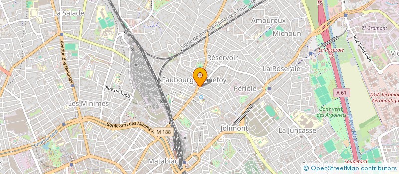 localisation de l'entreprise SCI DU 66 FAUBOURG BONNEFOY à TOULOUSE
