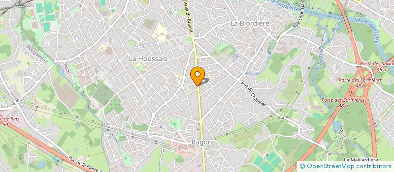 localisation de l'entreprise SCI DU 66 RUE CHARLES RIVIERE  REZE