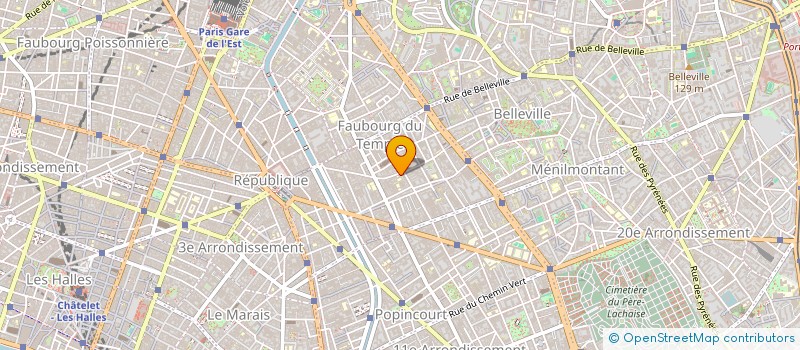 localisation de l'entreprise SCI DU 66 RUE DE LA FONTAINE AU ROI  PARIS