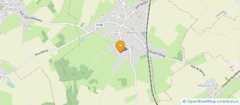 localisation de l'entreprise SCI DU 66 RUE SAINT GEORGES  BERTRY