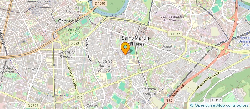 localisation de l'entreprise SCI DU 67  SAINT-MARTIN-D'HERES