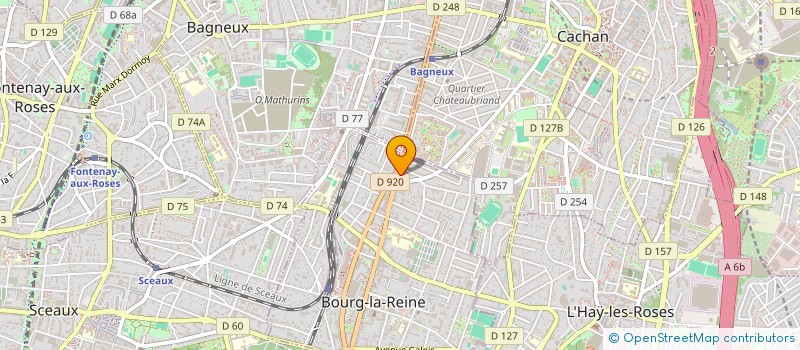 localisation de l'entreprise SCI DU 67 AVENUE ARISTIDE BRIAND ARCUEIL à BOURG-LA-REINE