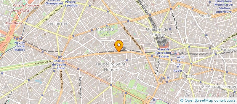 localisation de l'entreprise SCI DU 67 RUE DE MONCEAU  PARIS