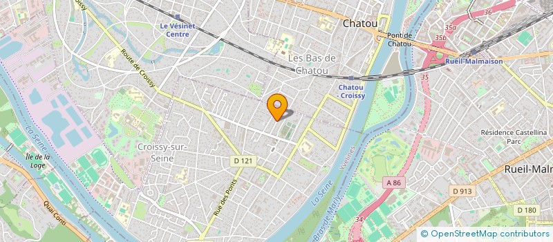 localisation de l'entreprise SCI DU 67 RUE GAULTIER  CROISSY-SUR-SEINE