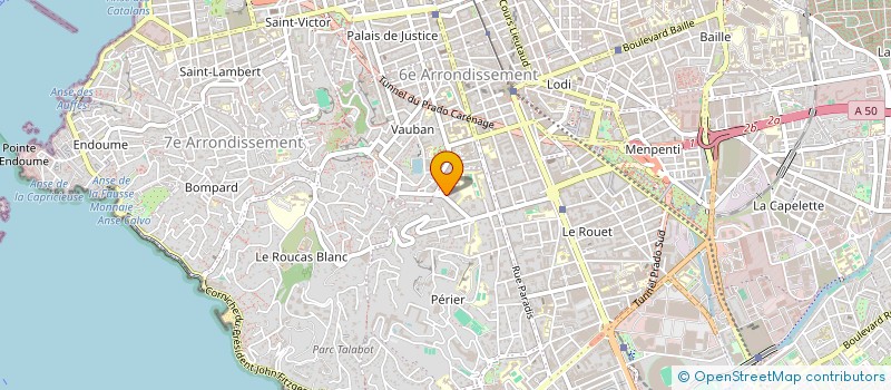 localisation de l'entreprise SCI DU 67 SAUVEUR TOBELEM à MARSEILLE