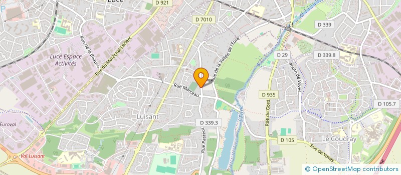 localisation de l'entreprise SCI DU 68 R POL MAUNOURY à LUISANT