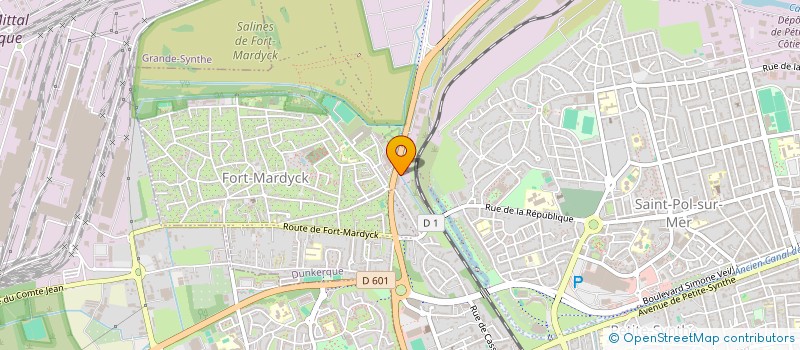 localisation de l'entreprise SCI DU 68 ROUTE DE FORT MARDYCK à DUNKERQUE