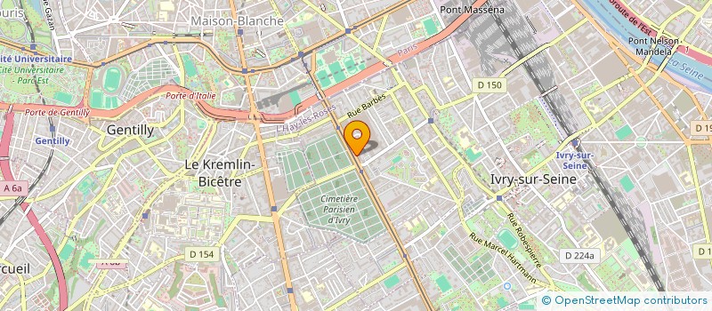 localisation de l'entreprise SCI DU 69-71 AVENUE DE VERDUN à IVRY-SUR-SEINE