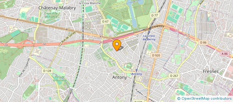 localisation de l'entreprise SCI DU 69 ROUTE NATIONALE à ANTONY