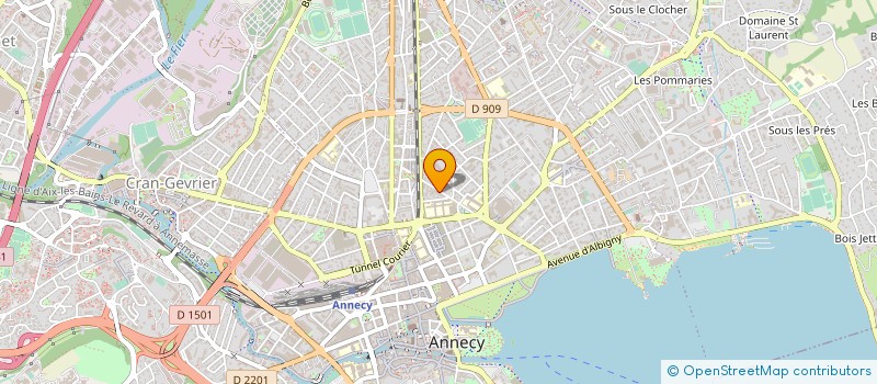 localisation de l'entreprise SCI DU 6EME à ANNECY