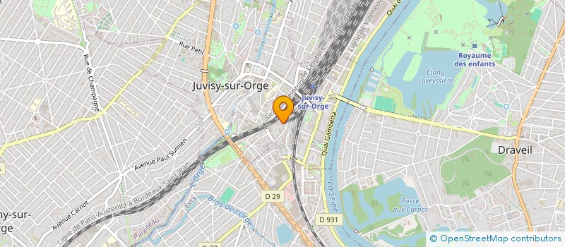 localisation de l'entreprise SCI DU 7 9 RUE BARA à JUVISY-SUR-ORGE