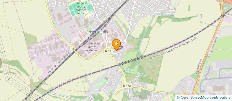 localisation de l'entreprise SCI DU 7 9 RUE JEAN MONNET à GOUSSAINVILLE
