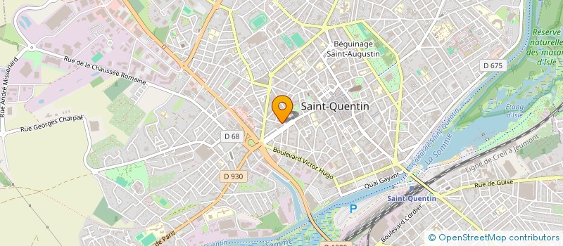 localisation de l'entreprise SCI DU 7 à SAINT-QUENTIN