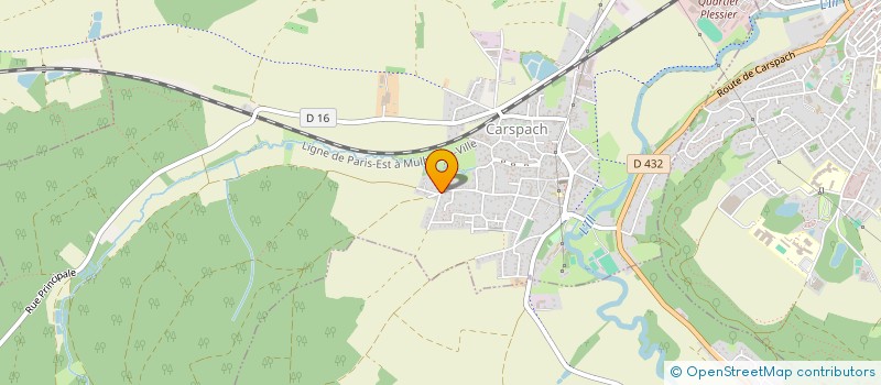 localisation de l'entreprise SCI DU 7 AOUT  CARSPACH