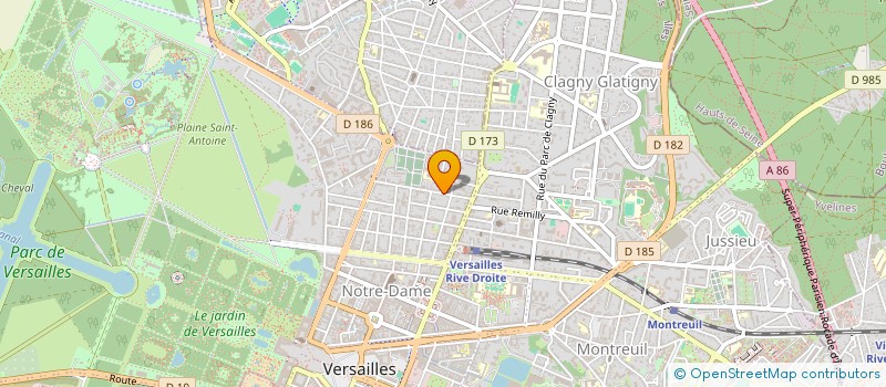 localisation de l'entreprise SCI DU 7 AVE DE SUFFREN  VERSAILLES