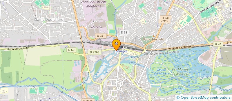 localisation de l'entreprise SCI DU 7 AVE DES PRES LE ROI  BOURGES