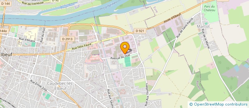 localisation de l'entreprise SCI DU 7 AVENUE DE CAEN  SAINT-PIERRE-LES-ELBEUF