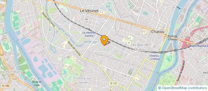 localisation de l'entreprise SCI DU 7 BD ST MICHEL  LE VESINET