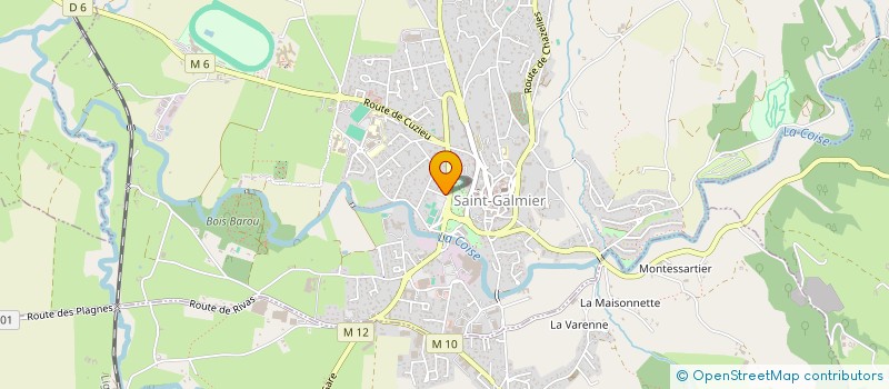 localisation de l'entreprise SCI DU 7 COUR ST ELOI  SAINT-GALMIER