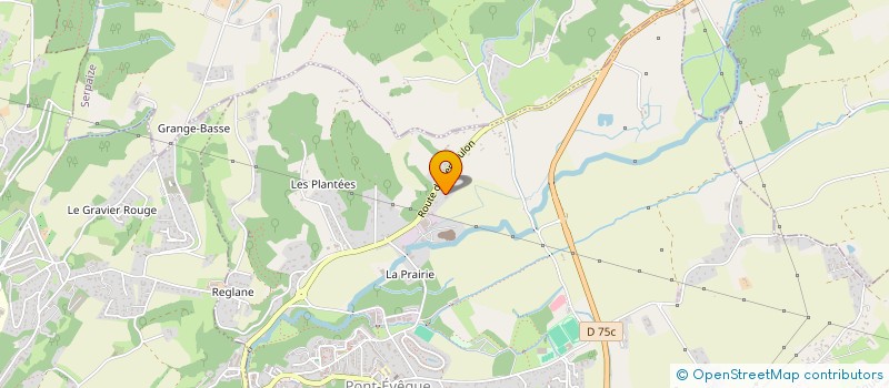 localisation de l'entreprise SCI DU 7 COURS DE L'AMBULANCE  PONT-EVEQUE