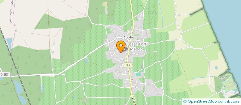 localisation de l'entreprise SCI DU 7 COURS EDOUARD VAILLANT  ARSAC