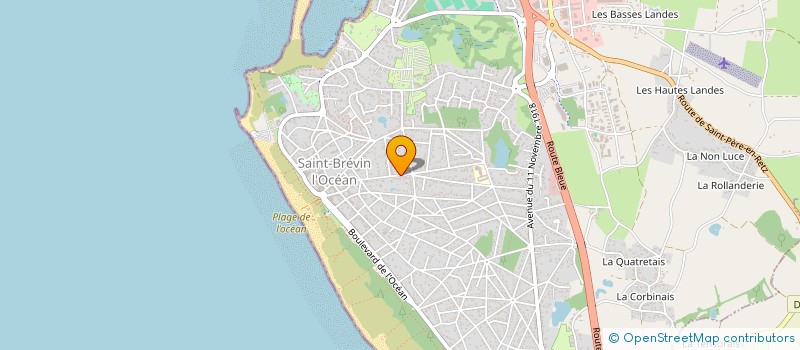 localisation de l'entreprise SCI DU 7 DE LA LAITERIE à SAINT-BREVIN-LES-PINS