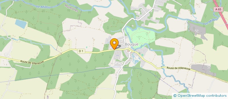 localisation de l'entreprise SCI DU 7 JUILLET  BOUGUE