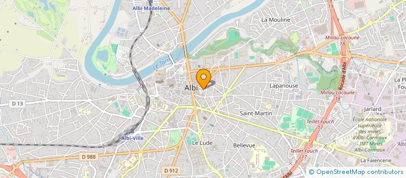 localisation de l'entreprise SCI DU 7 MAI LOUIS D'AMBOISE à ALBI