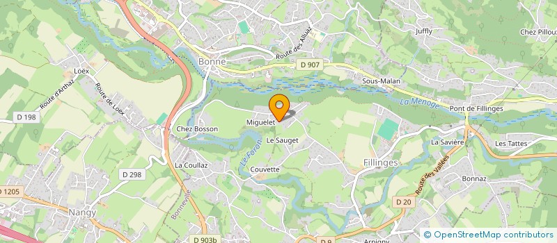 localisation de l'entreprise SCI DU 7 NOVEMBRE  FILLINGES