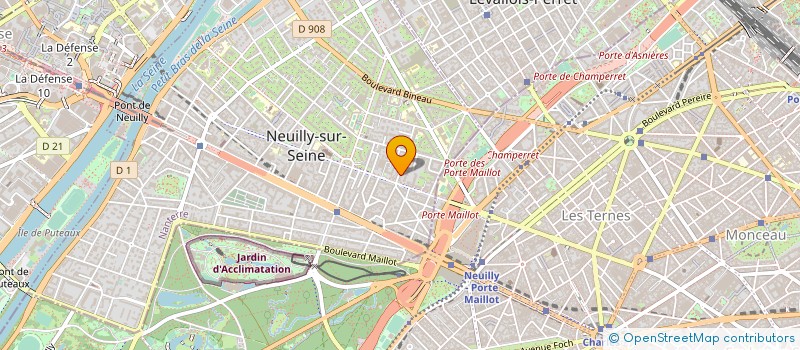 localisation de l'entreprise SCI DU 7 PLACE DE LA GARE DES VALLEES à NEUILLY-SUR-SEINE