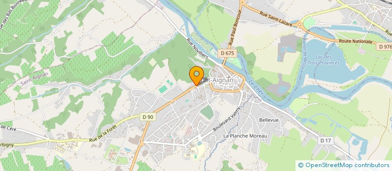 localisation de l'entreprise SCI DU 7 QUAI JEAN JAURES à SAINT-AIGNAN