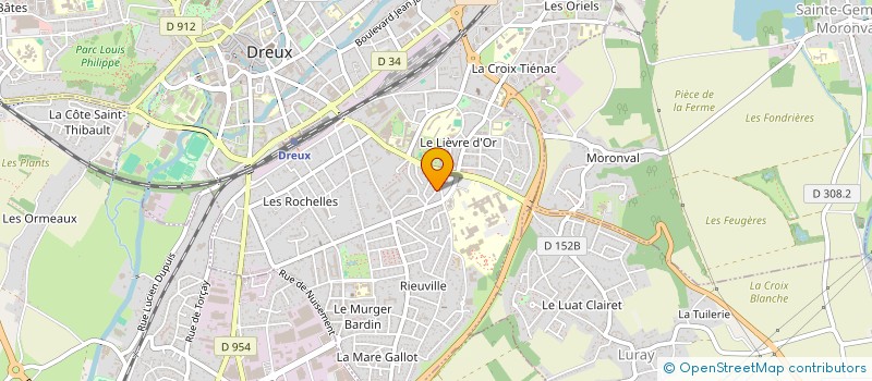 localisation de l'entreprise SCI DU 7 R JOLIOT CURIE à DREUX