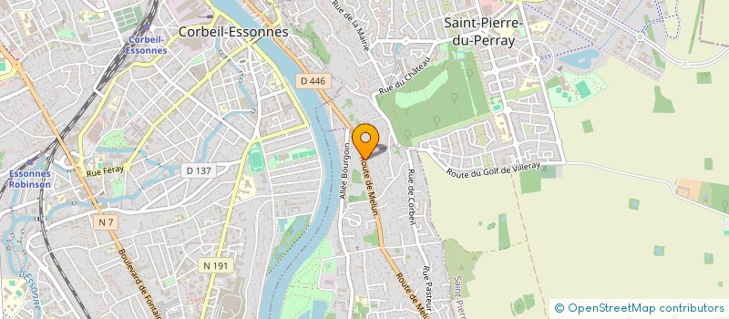 localisation de l'entreprise SCI DU 7 ROUTE DE MELUN à SAINTRY-SUR-SEINE