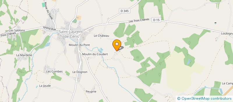 localisation de l'entreprise SCI DU 7 ROUTE DES GAUCHONS  TOUVRE