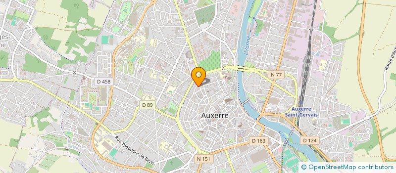localisation de l'entreprise SCI DU 7 RUE ALEXANDRE MARIE à AUXERRE