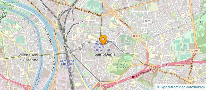 localisation de l'entreprise SCI DU 7 RUE AUGUSTE BLANQUI à SAINT-DENIS