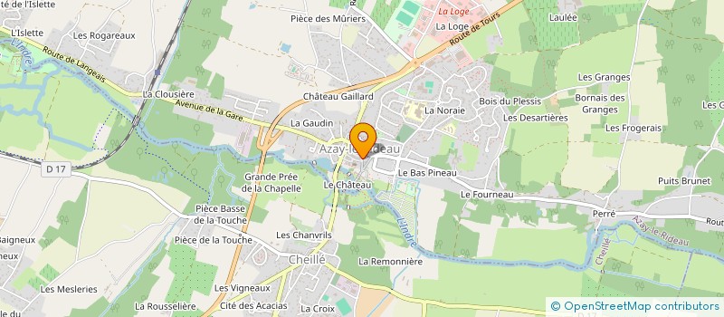 localisation de l'entreprise SCI DU 7 RUE BALZAC A AZAY-KE-RIDEAU à AZAY-LE-RIDEAU