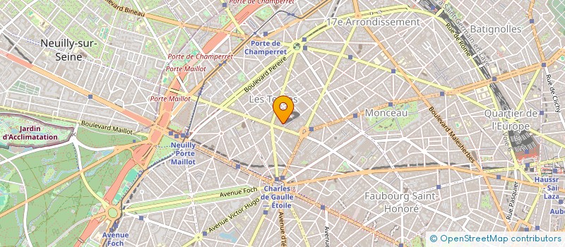 localisation de l'entreprise SCI DU 7 RUE BAYEN à PARIS