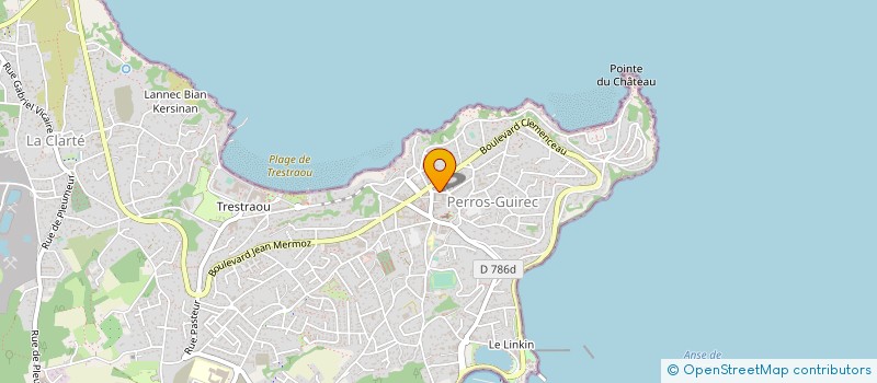 localisation de l'entreprise SCI DU 7 RUE DE LA POSTE  PERROS-GUIREC