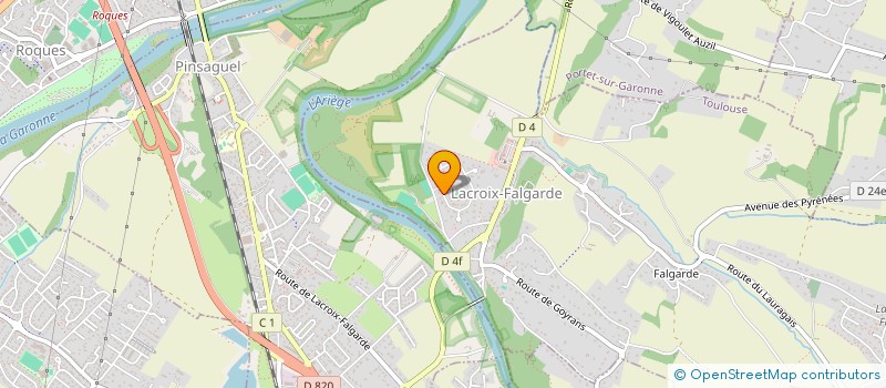 localisation de l'entreprise SCI DU 7 RUE DE LA RARRINE HAUTE  LACROIX-FALGARDE