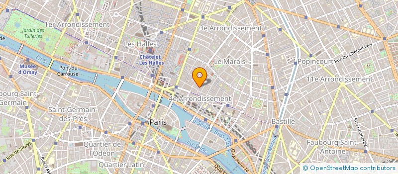 localisation de l'entreprise SCI DU 7 RUE DE MOUSSY à PARIS