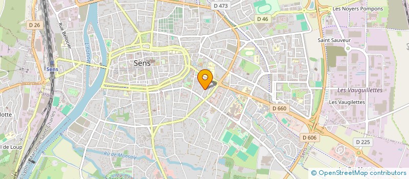 localisation de l'entreprise SCI DU 7 RUE DENIS PAPIN  SENS