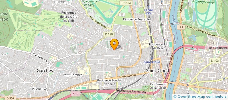 localisation de l'entreprise SCI DU 7 RUE DES JARDIES à SAINT-CLOUD